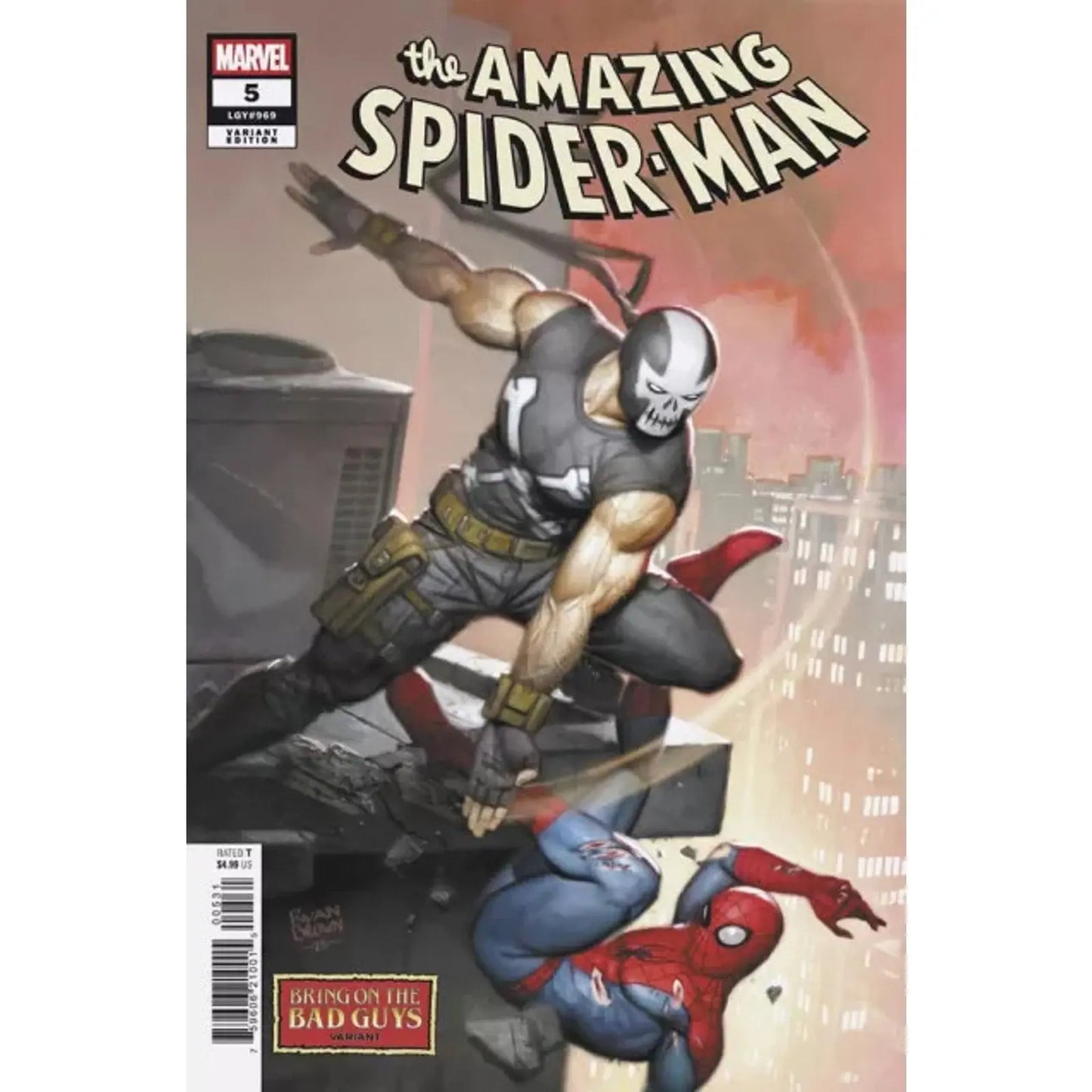 The Amazing Spider - Man, Vol. 7 5C Ryan Brown Bring on the Bad Guys Variant - MOD Shop LLC