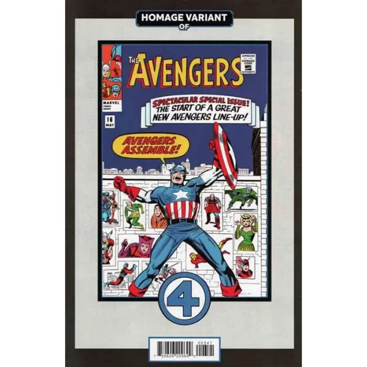 The West Coast Avengers, Vol. 4 3D Paco Medina Fantastic Four Homage Variant - MOD Shop LLC