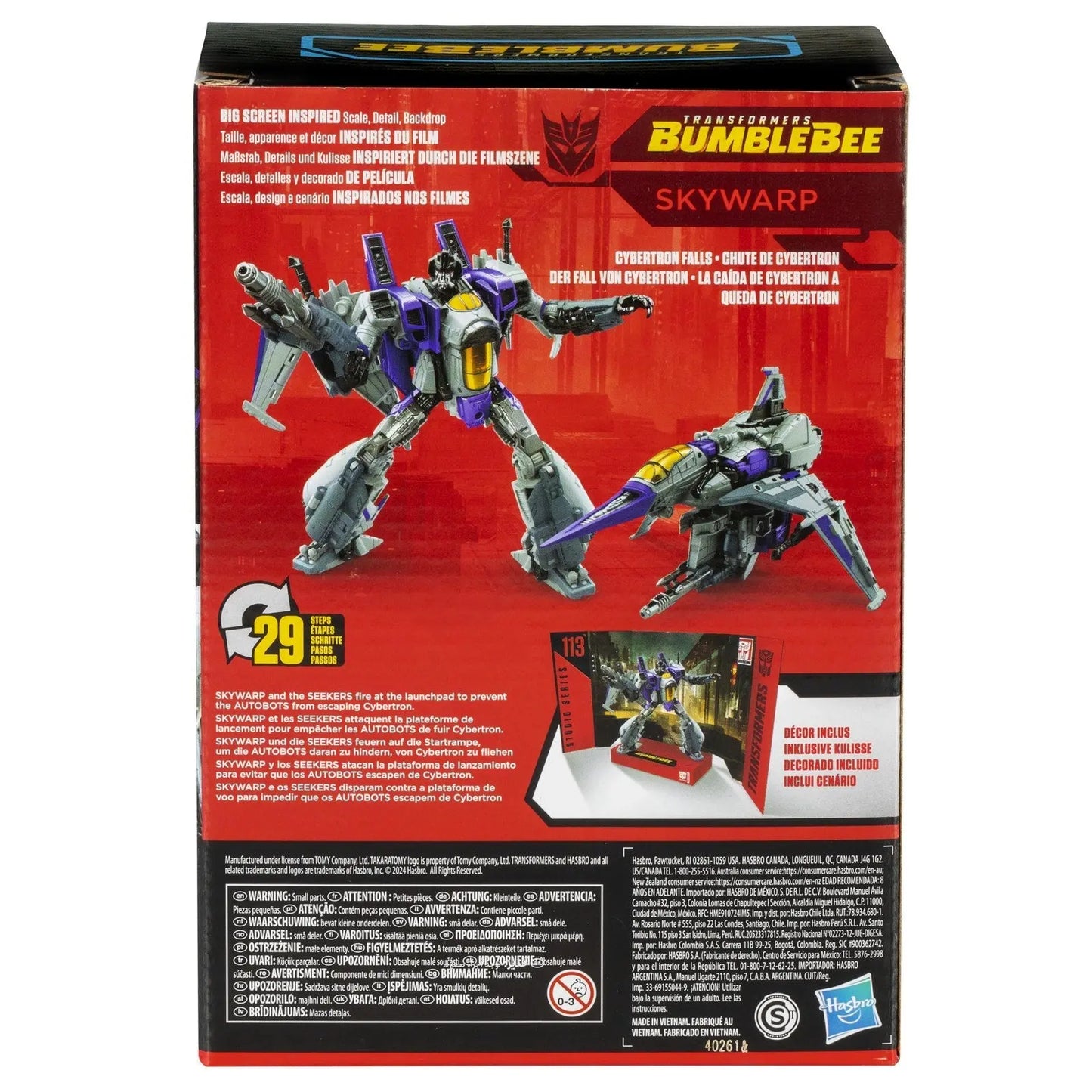 Transformers Studio Series - Bumblebee Voyager - Skywarp Action Figure - MOD Shop LLC