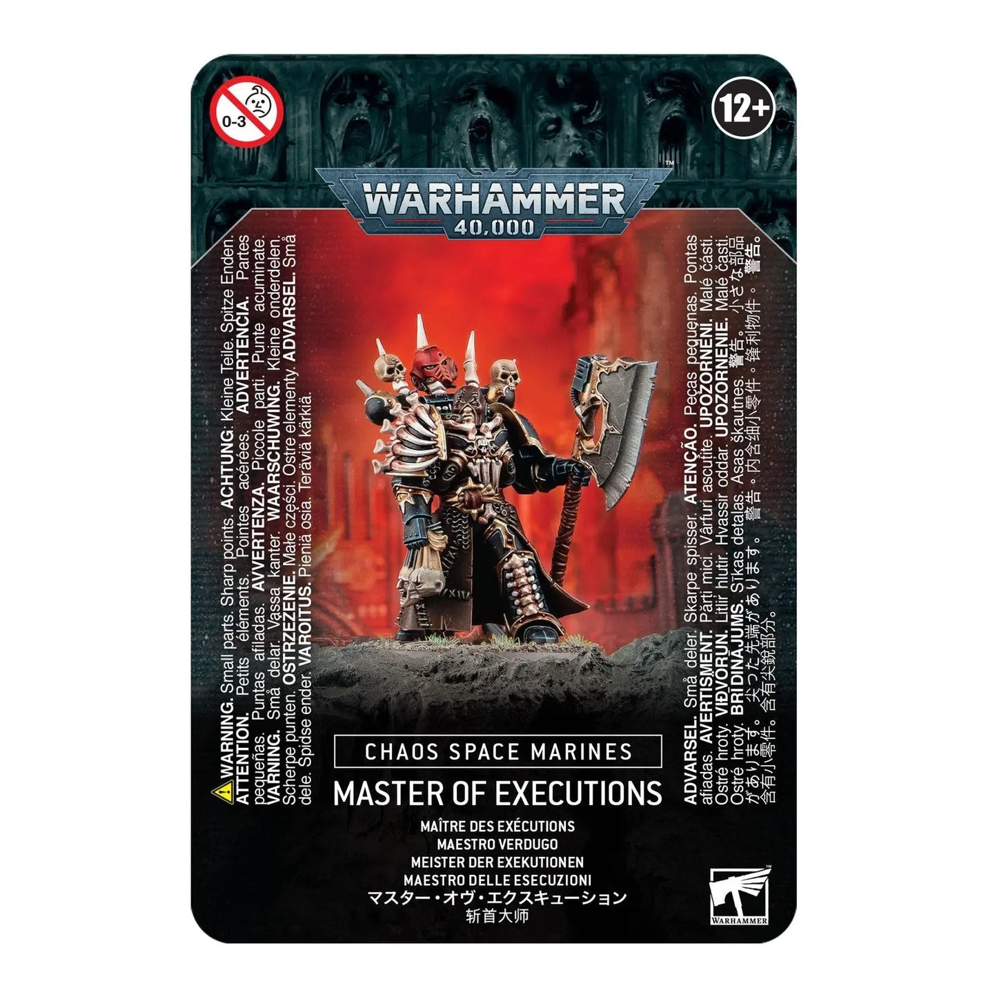 Warhammer 40,000: Chaos Space Marines Master of Executions - Single Figure Miniature Kit (Games Workshop) - MOD Shop LLC