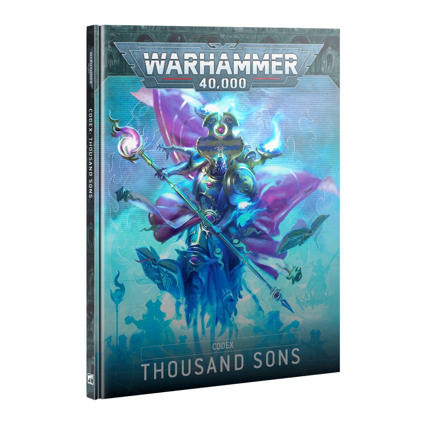 Warhammer 40,000 Codex: Thousand Sons - 10th Edition Hardcover Rulebook | Games Workshop | Chaos Space Marines Sorcery Guide - MOD Shop LLC