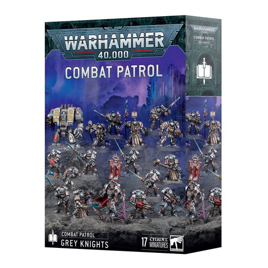 Warhammer 40,000 Combat Patrol: Grey Knights - 17 Citadel Miniatures Starter Army Box Set - MOD Shop LLC