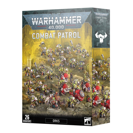 Warhammer 40,000 Combat Patrol: Orks - 26 Miniatures Army Starter Set - MOD Shop LLC
