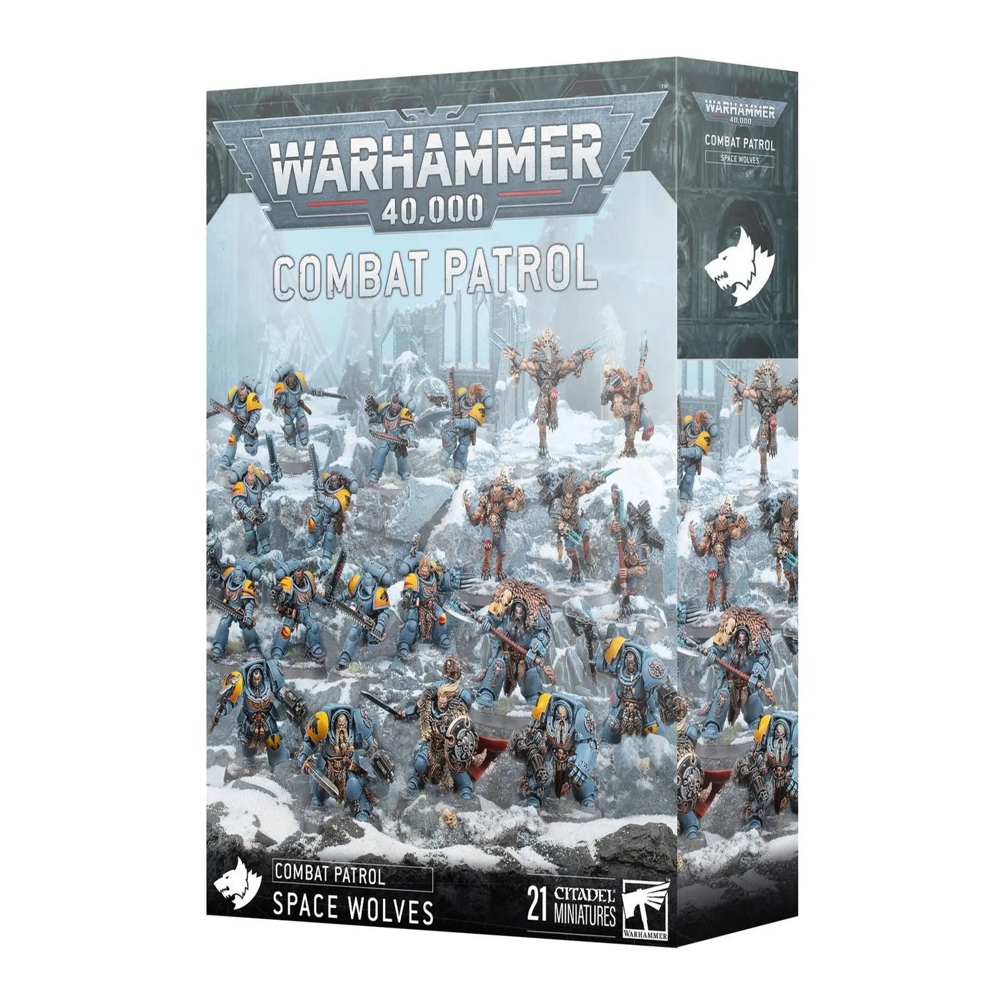Warhammer 40,000 Combat Patrol: Space Wolves - 21 Minis (2025 Release) - MOD Shop LLC