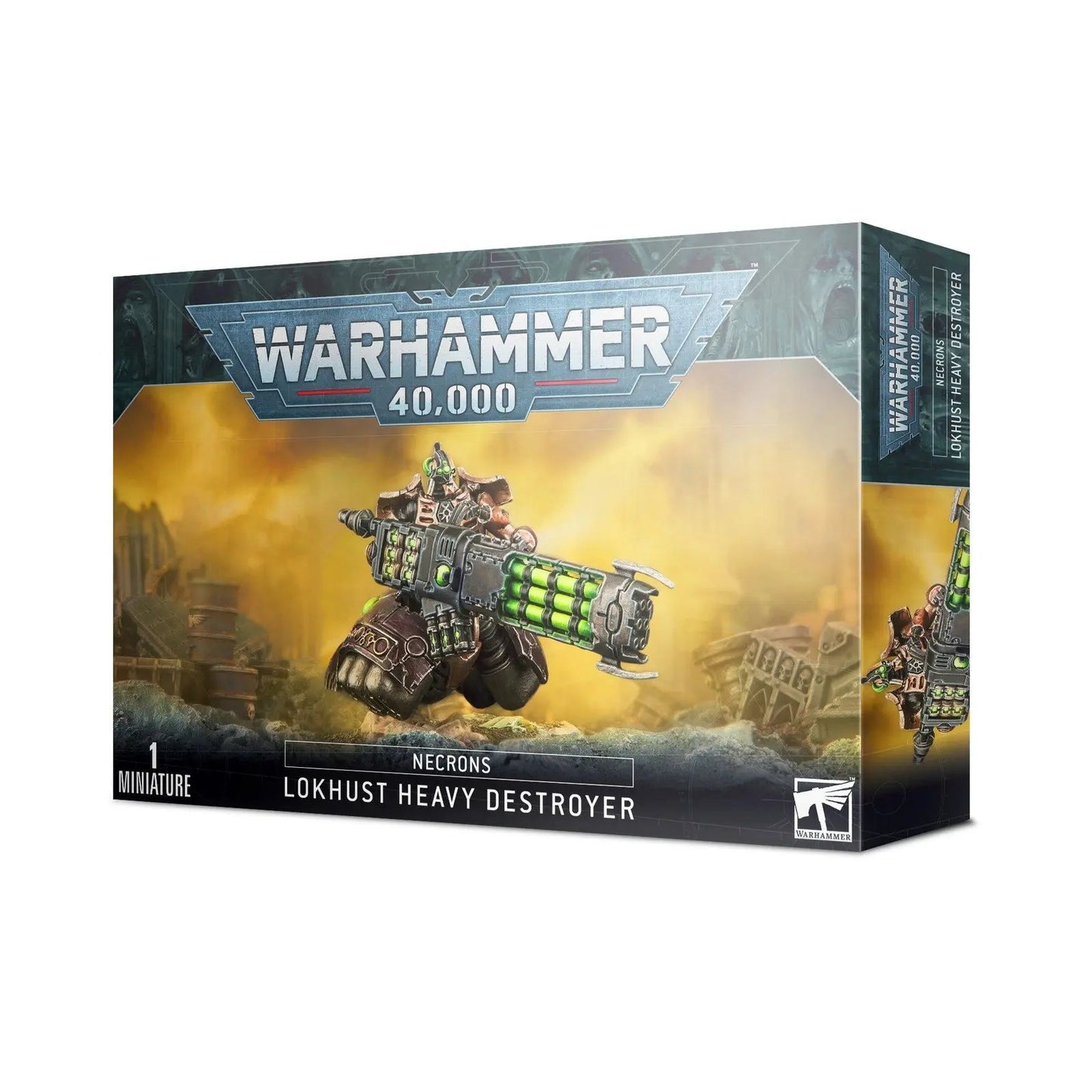 Warhammer 40,000 Necrons Lokhust Heavy Destroyer | Premium Miniature War Game Collectible | Ancient Alien Elite Heavy Support Unit - MOD Shop LLC