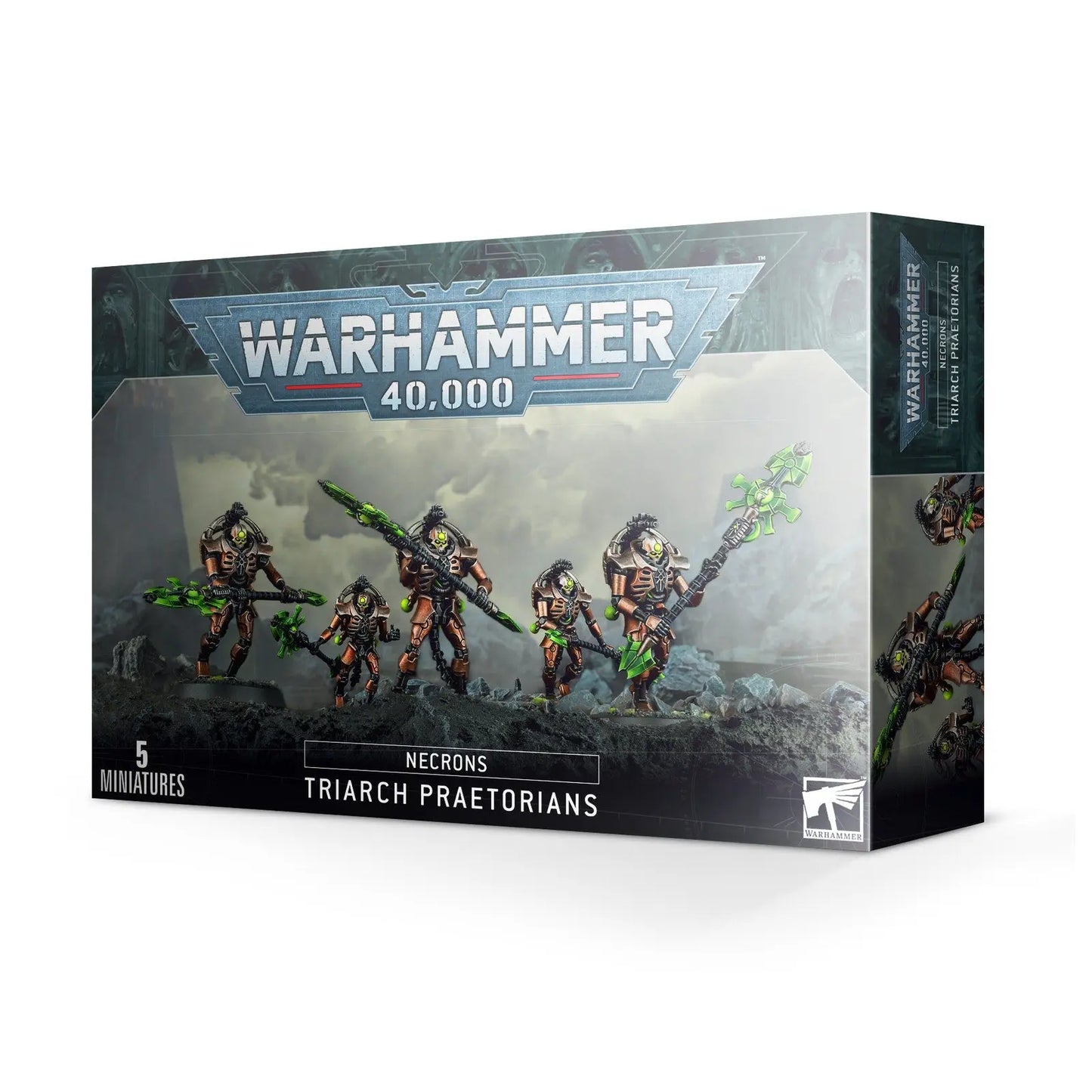 Warhammer 40,000 Necrons Triarch Praetorians - Elite Jump Infantry Squad (5 Miniatures) | Games Workshop 49 - 07 - MOD Shop LLC