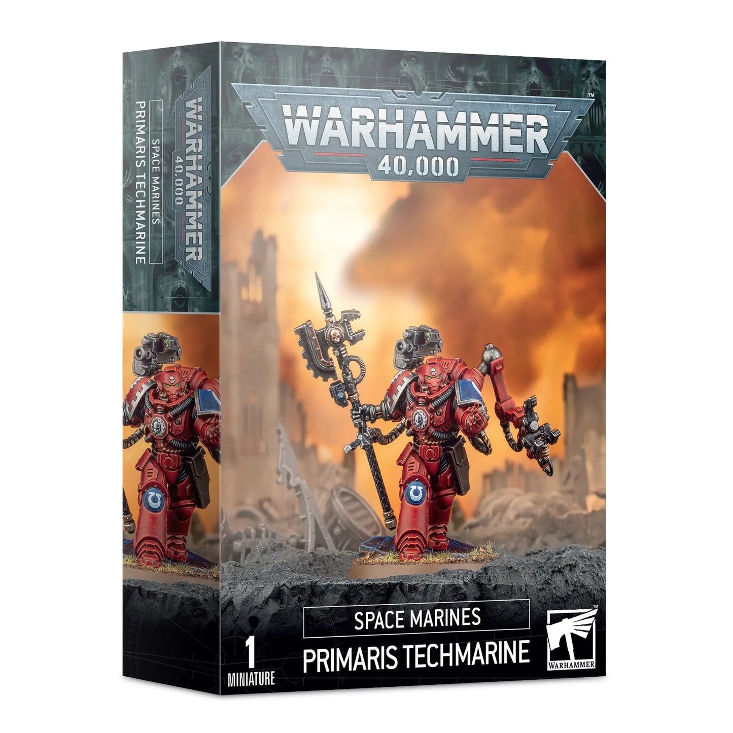 Warhammer 40,000 Space Marines Primaris Techmarine - Single Miniature Model Kit for Tabletop Gaming & Painting Hobby - MOD Shop LLC