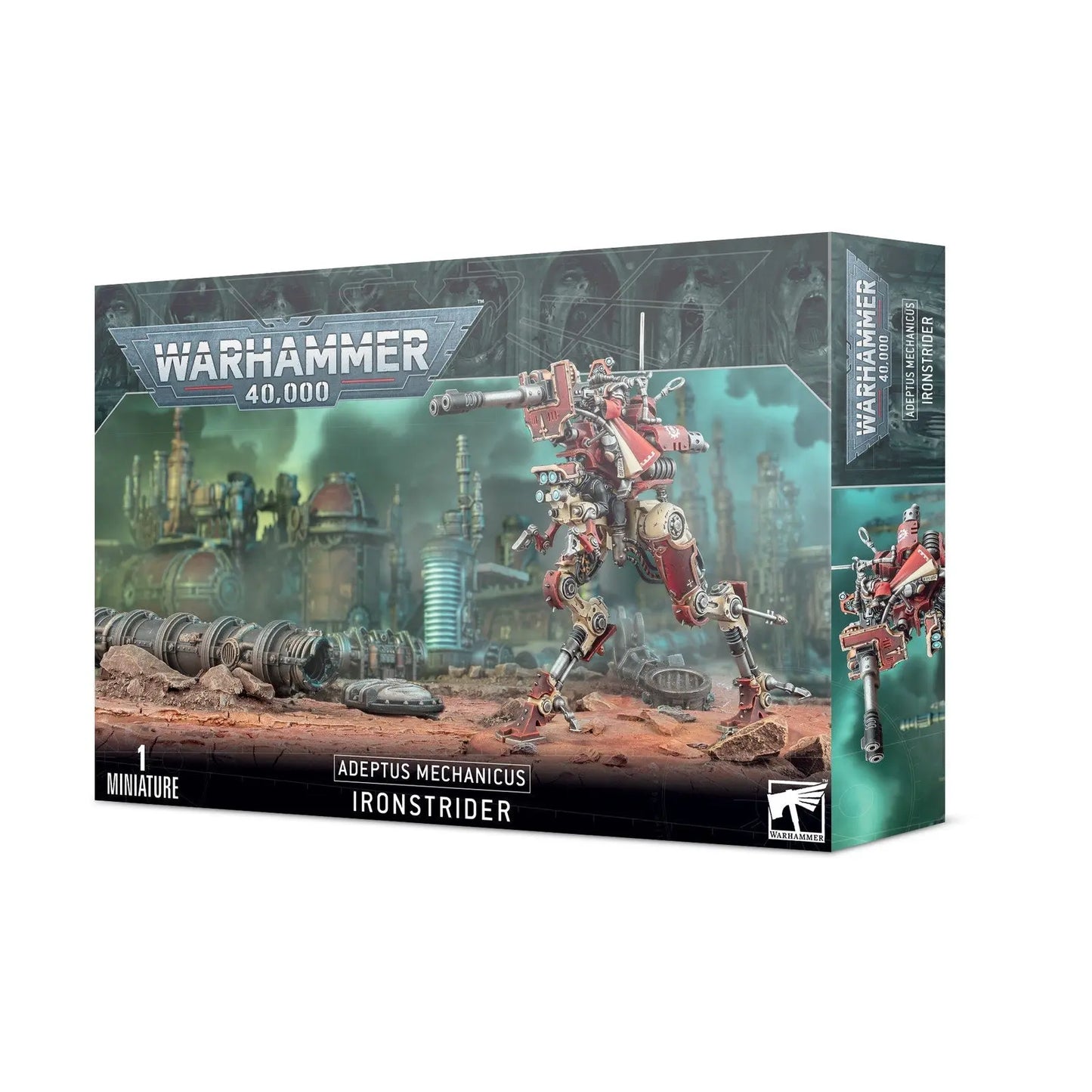 Warhammer 40K Adeptus Mechanicus Ironstrider Ballistarius/Sydonian Dragoon - 80 - Component Dual - Build Walker Miniature Kit - MOD Shop LLC