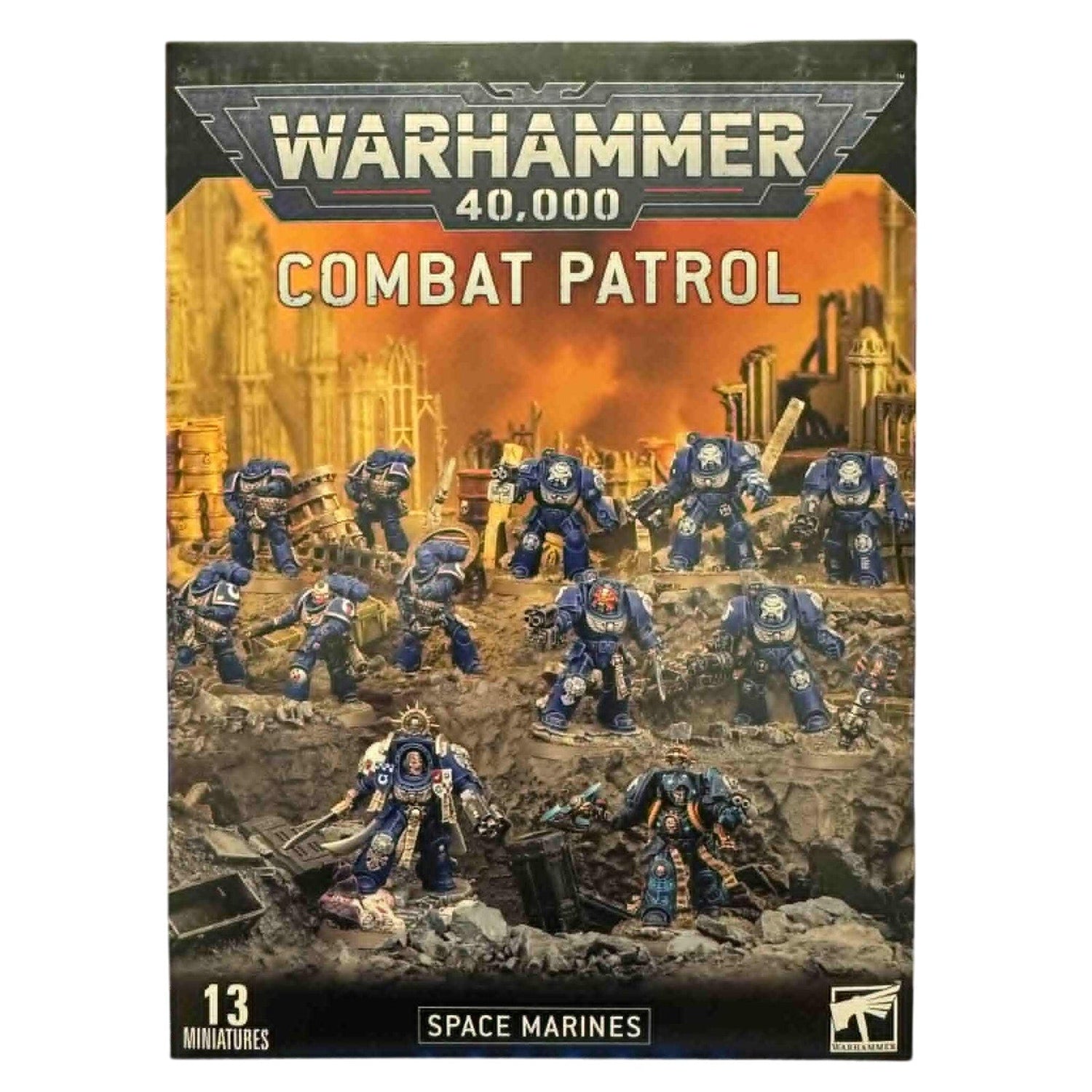 Warhammer 40K Combat Patrol Space Marines - 13 Miniatures with Terminators & Infernus Marines - MOD Shop LLC