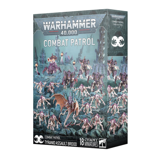Warhammer 40K Combat Patrol: Tyranid Assault Brood - 18 Miniatures Starter Army Set - MOD Shop LLC