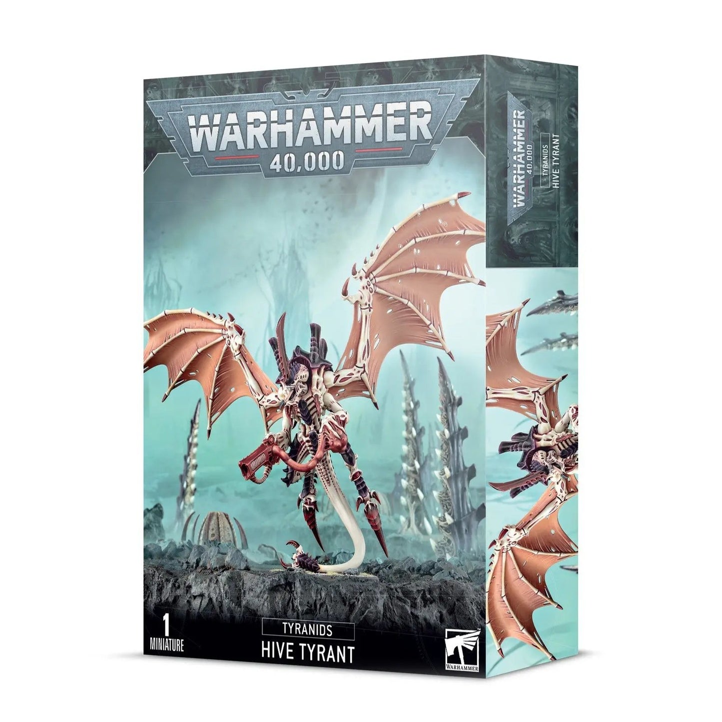 Warhammer 40K Tyranids Hive Tyrant Miniature | Commander Model Kit for Tabletop Gaming | Multi - Pose Flying Monster - MOD Shop LLC