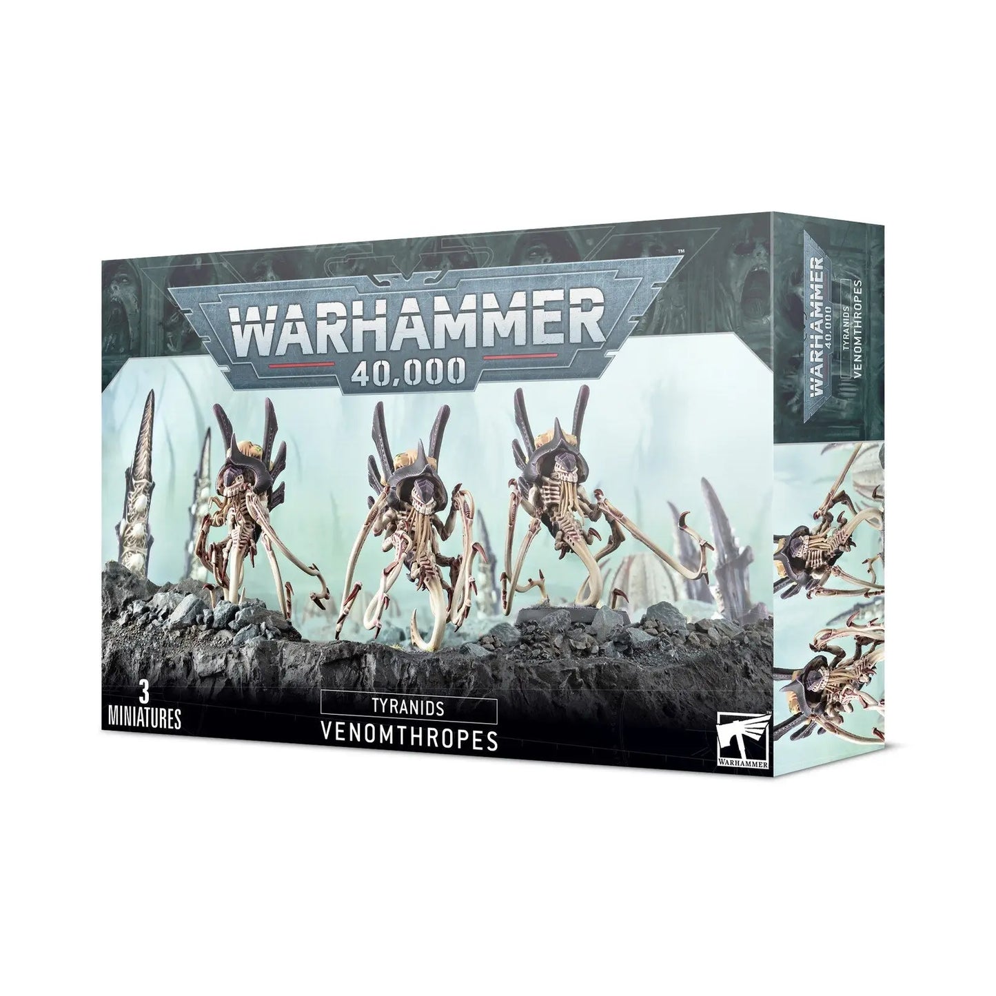 Warhammer 40K Tyranids Venomthropes - 3 Miniatures Multi - Kit | Elite Support Units | Games Workshop 51 - 22 | 80 Plastic Components - MOD Shop LLC