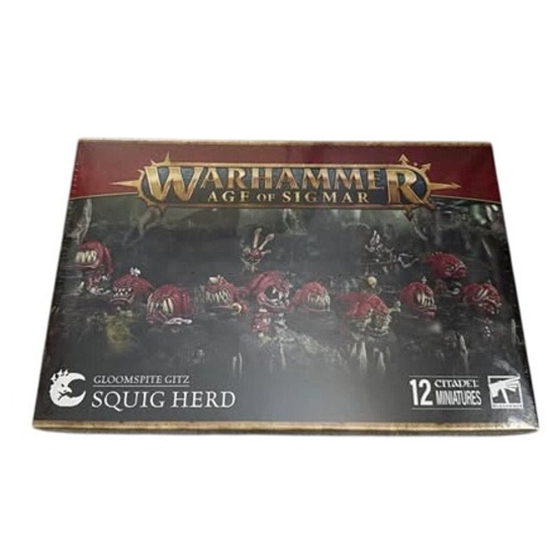 Warhammer Age of Sigmar: Gloomspite Gitz Squig Herd Box Set - 12 Miniatures Collection - MOD Shop LLC