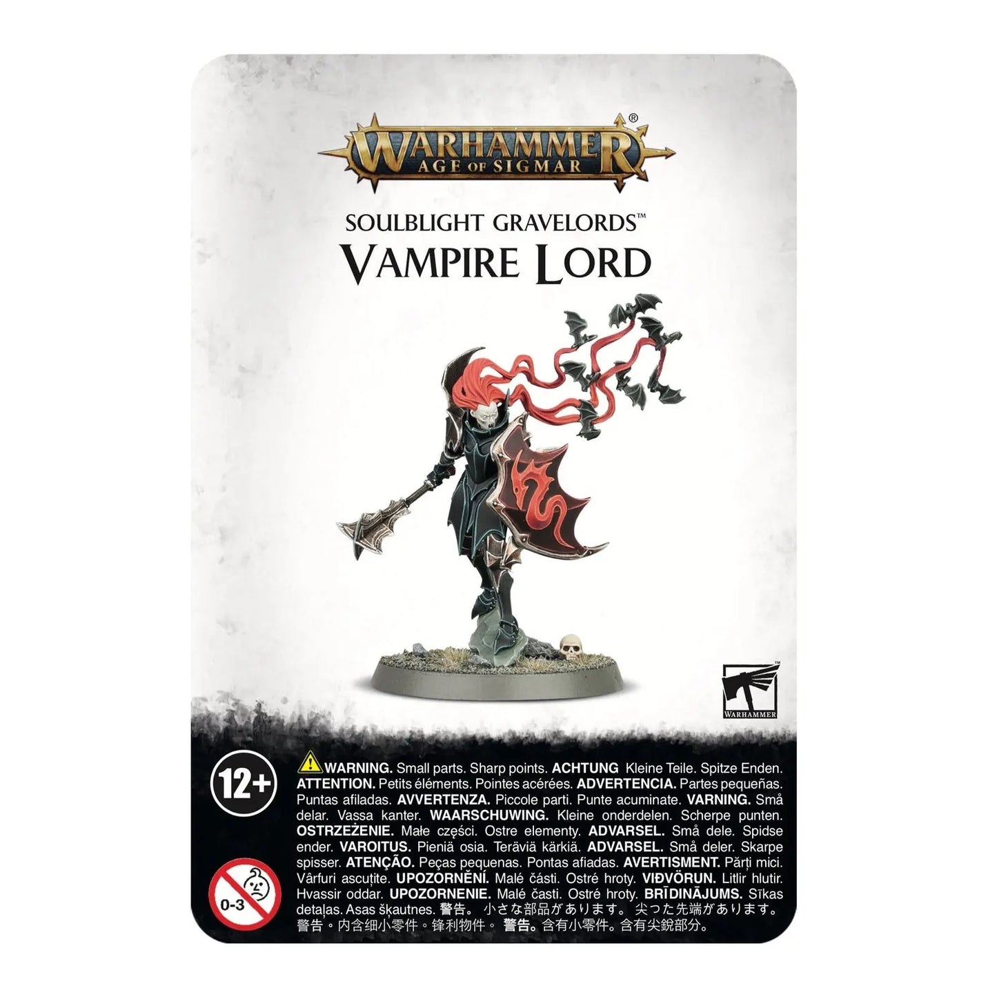 Warhammer Age of Sigmar Soulblight Gravelords Vampire Lord Miniature - Games Workshop 91 - 52 Plastic Model Kit - MOD Shop LLC