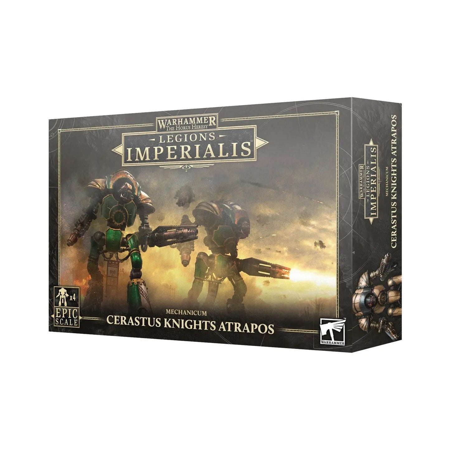 Warhammer The Horus Heresy: Legions Imperialis Mechanicum Cerastus Knights Atrapos | Epic Scale Titan Hunters | 4 - Model Resin Kit - MOD Shop LLC