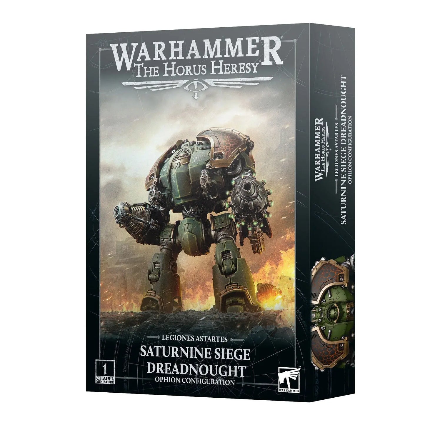 Warhammer: The Horus Heresy – Saturnine Siege Dreadnought (Ophion Configuration) - MOD Shop LLC