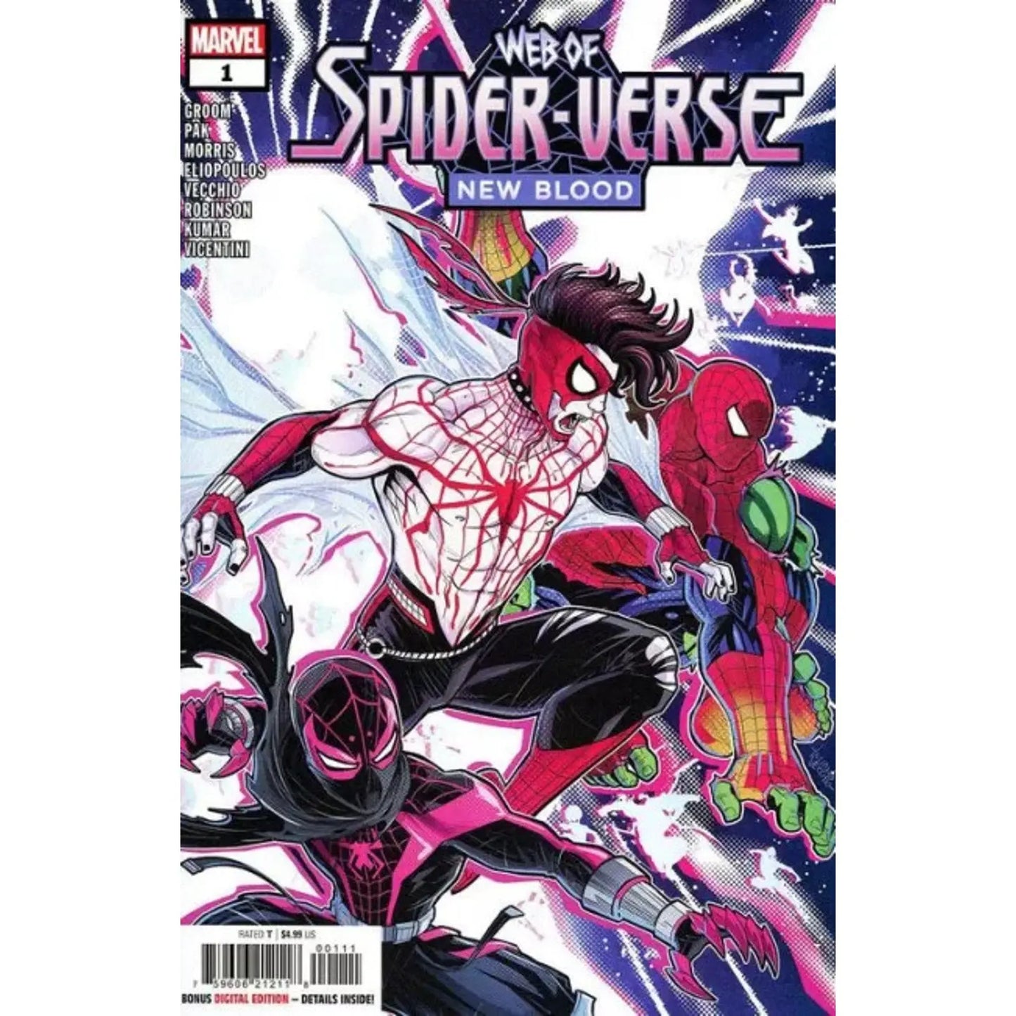 Web of Spider - Verse: New Blood 1A Luciano Vecchio Regular - MOD Shop LLC