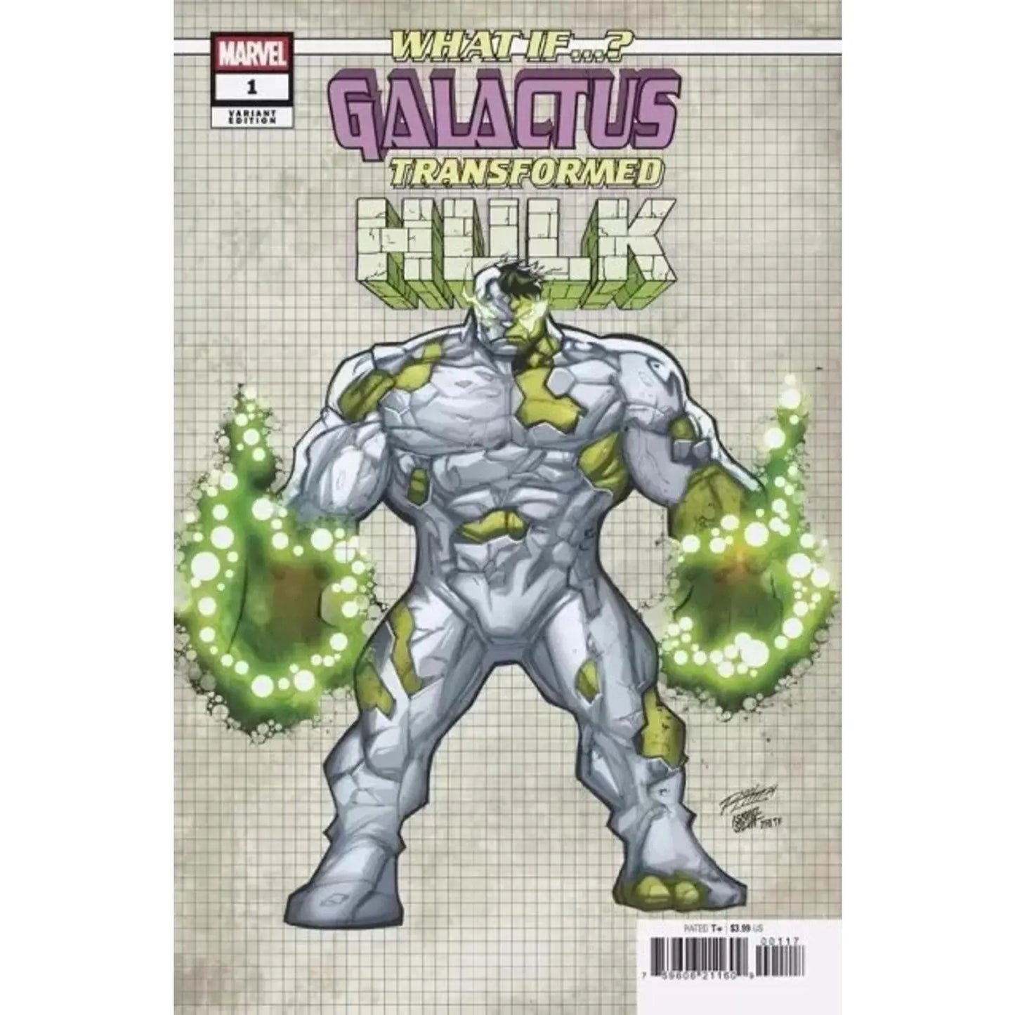 What If...? Galactus Transformed Hulk 1G Ron Lim Incentive Design Variant (1:10) - MOD Shop LLC