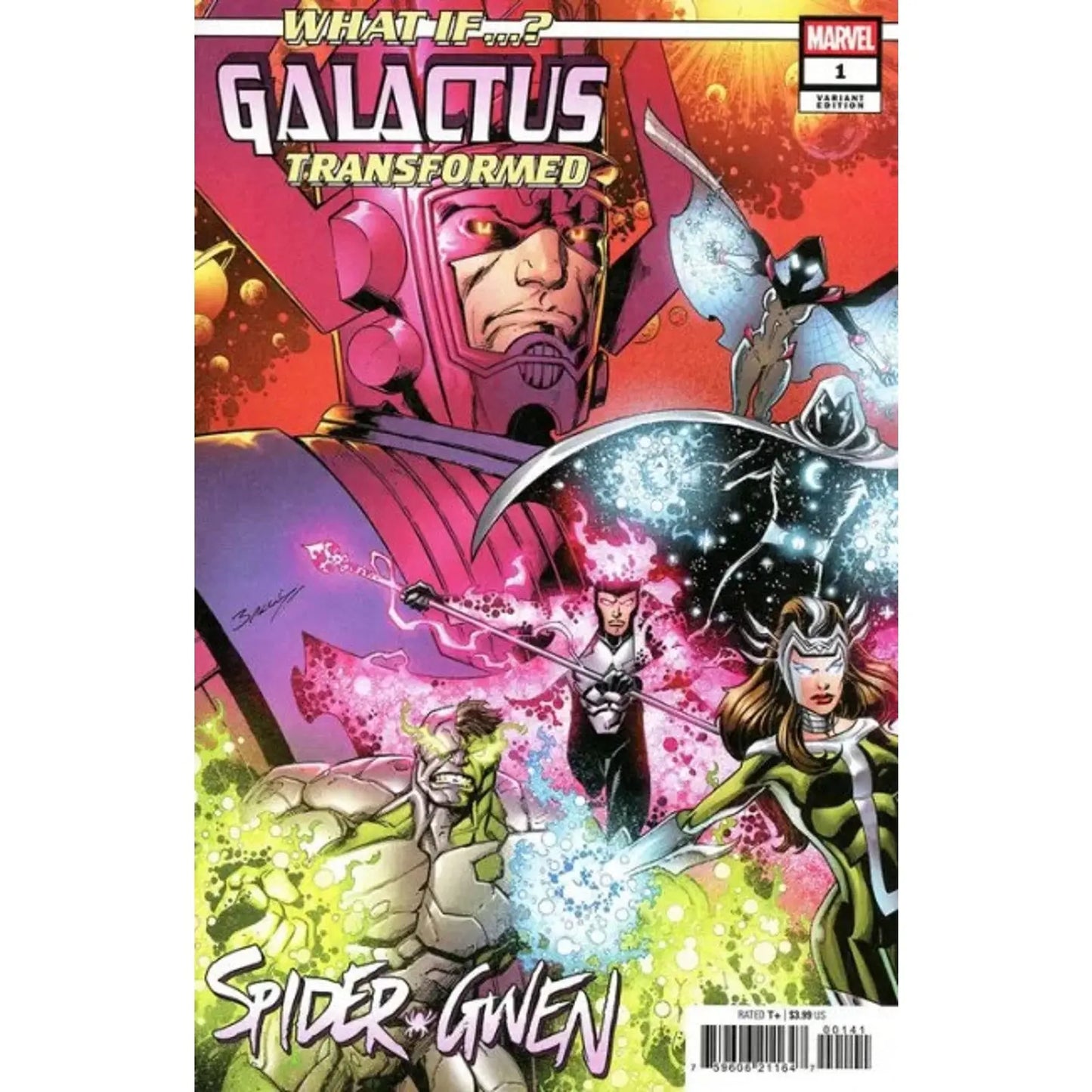 What If...? Galactus Transformed Spider - Gwen 1D Mark Bagley Variant - MOD Shop LLC