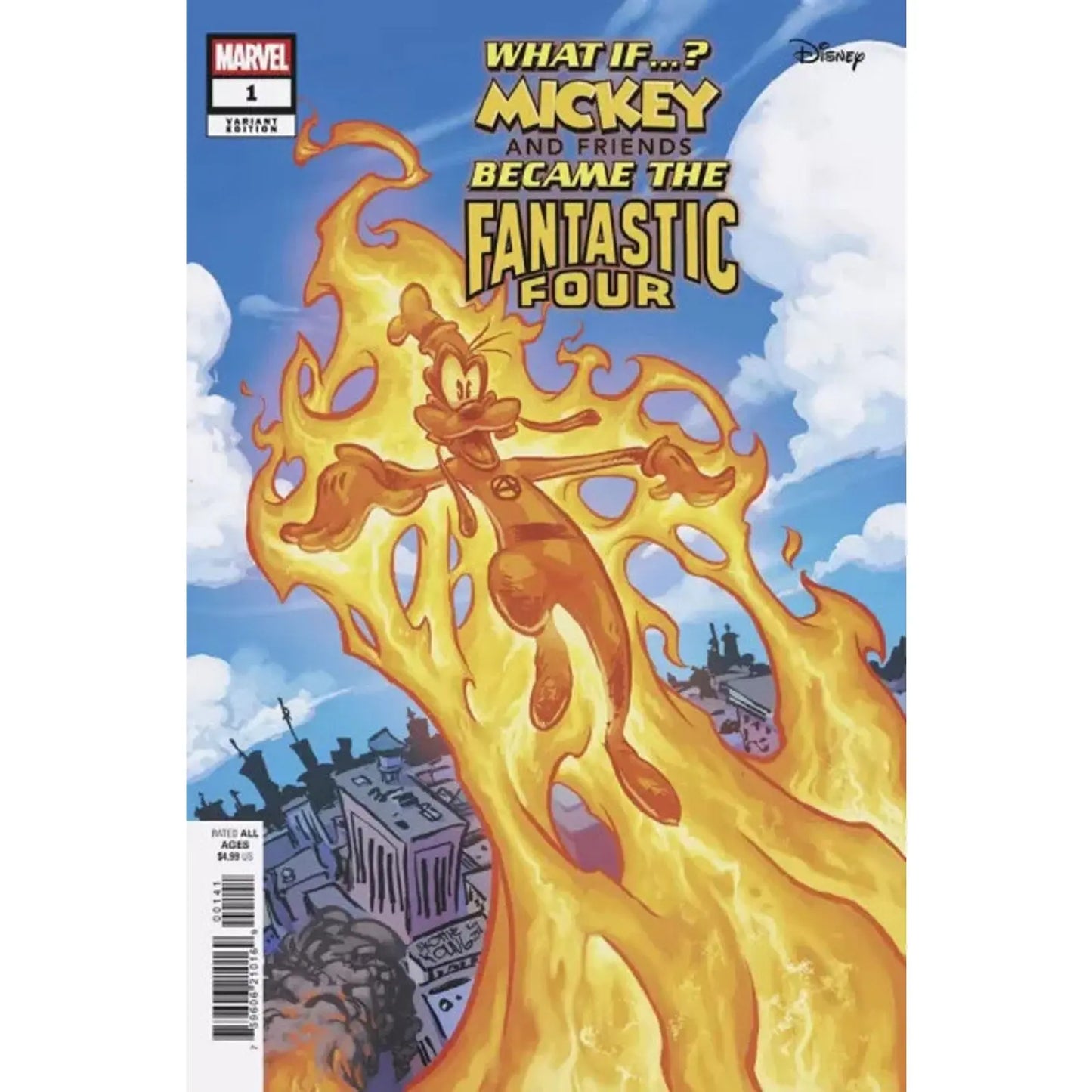 What If...? Mickey & Friends Became Fantastic Four 1D Skottie Young Variant - MOD Shop LLC