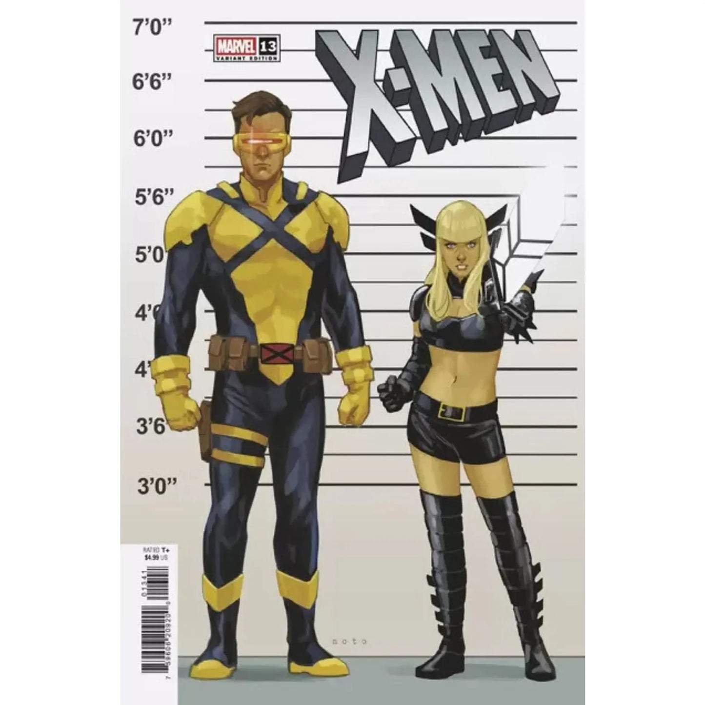 X - Men, Vol. 6 13D Phil Noto X - Manhunt Connecting Variant - MOD Shop LLC