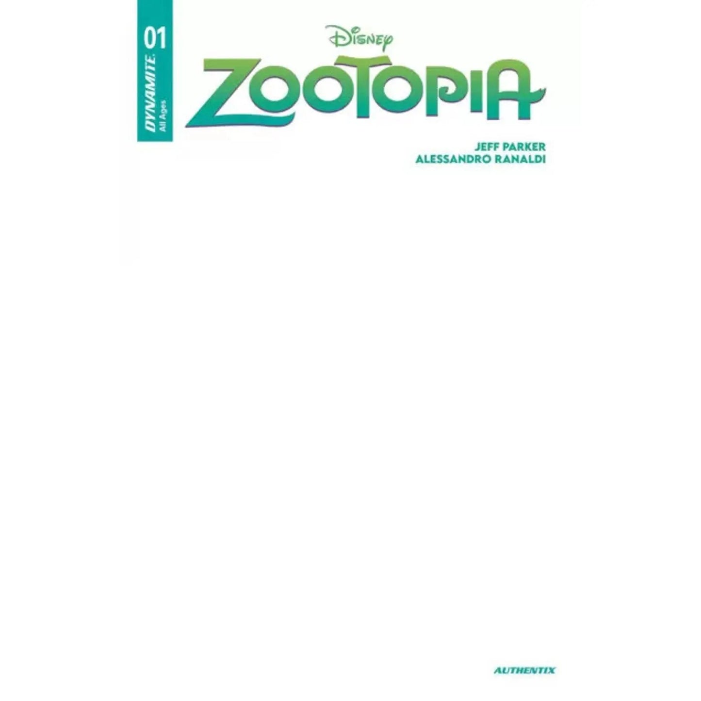 Zootopia 1H Blank Variant - MOD Shop LLC