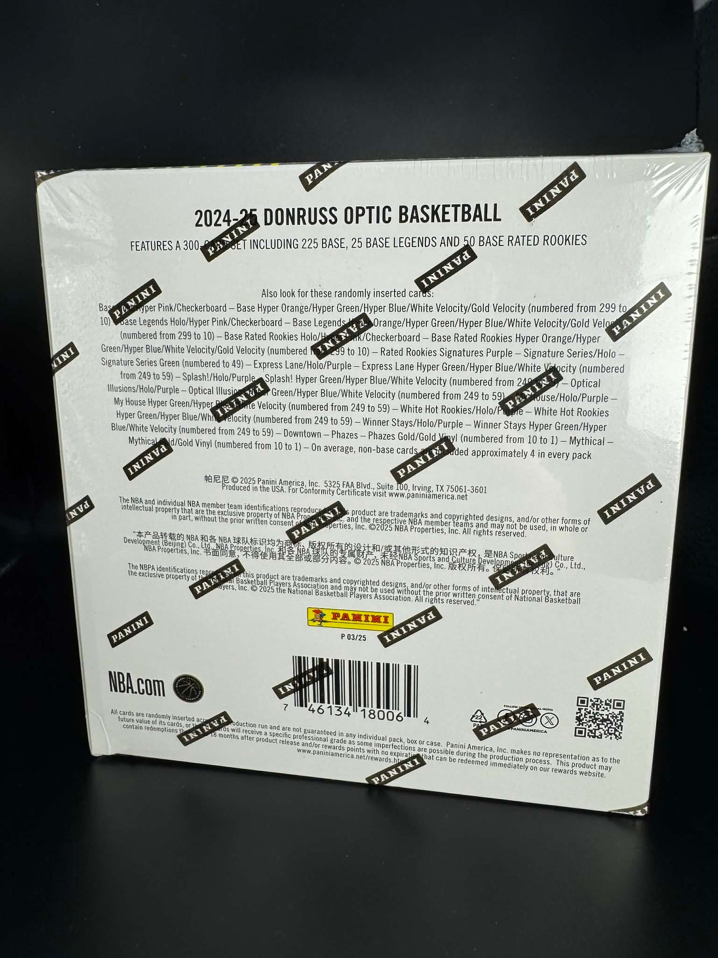 2024/2025 Panini Donruss Optic Basketball Mega Box