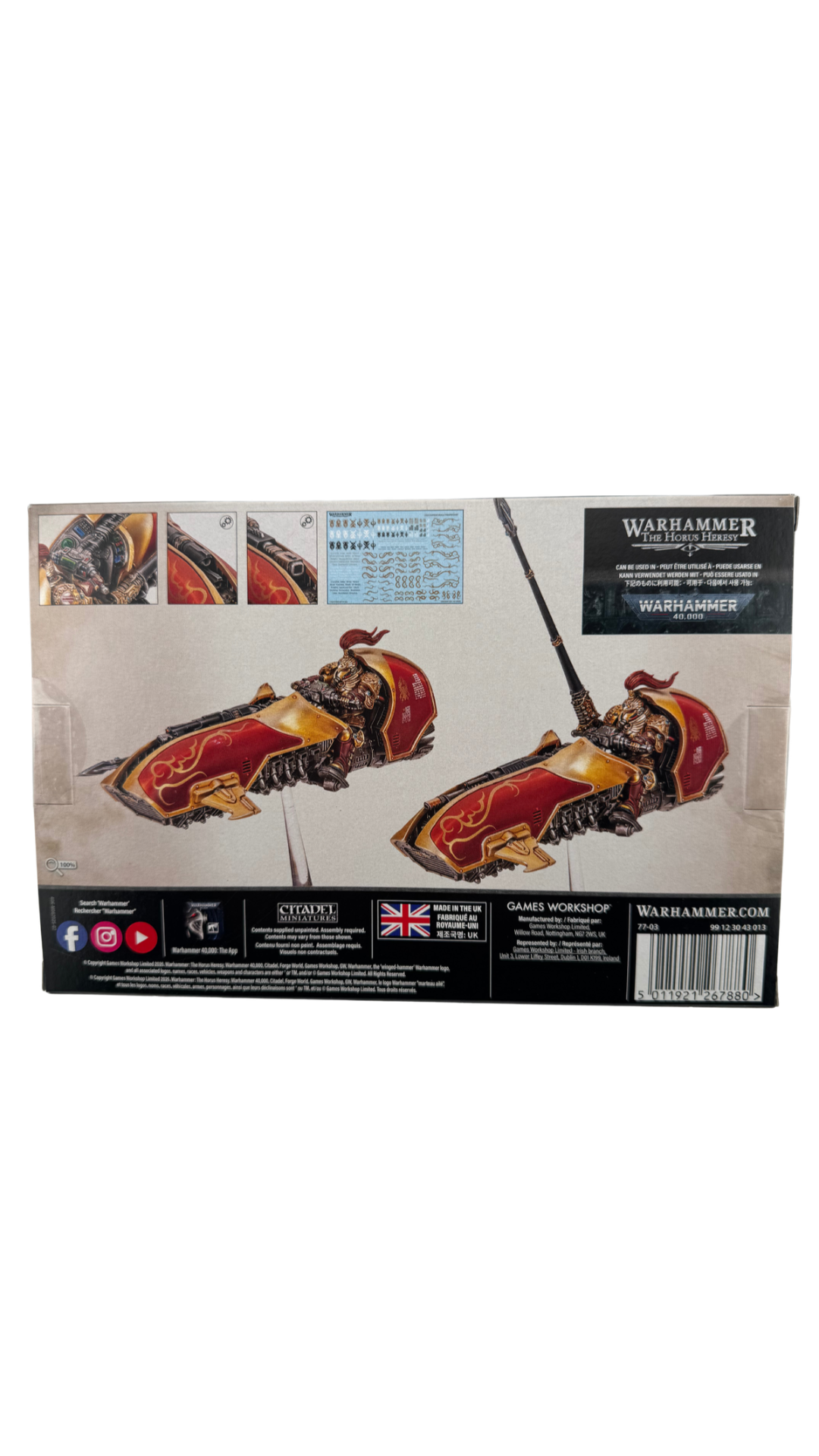 Gyrfalcon Jetbike Sodality – Custodes (Warhammer: The Horus Heresy and Warhammer 40,000)