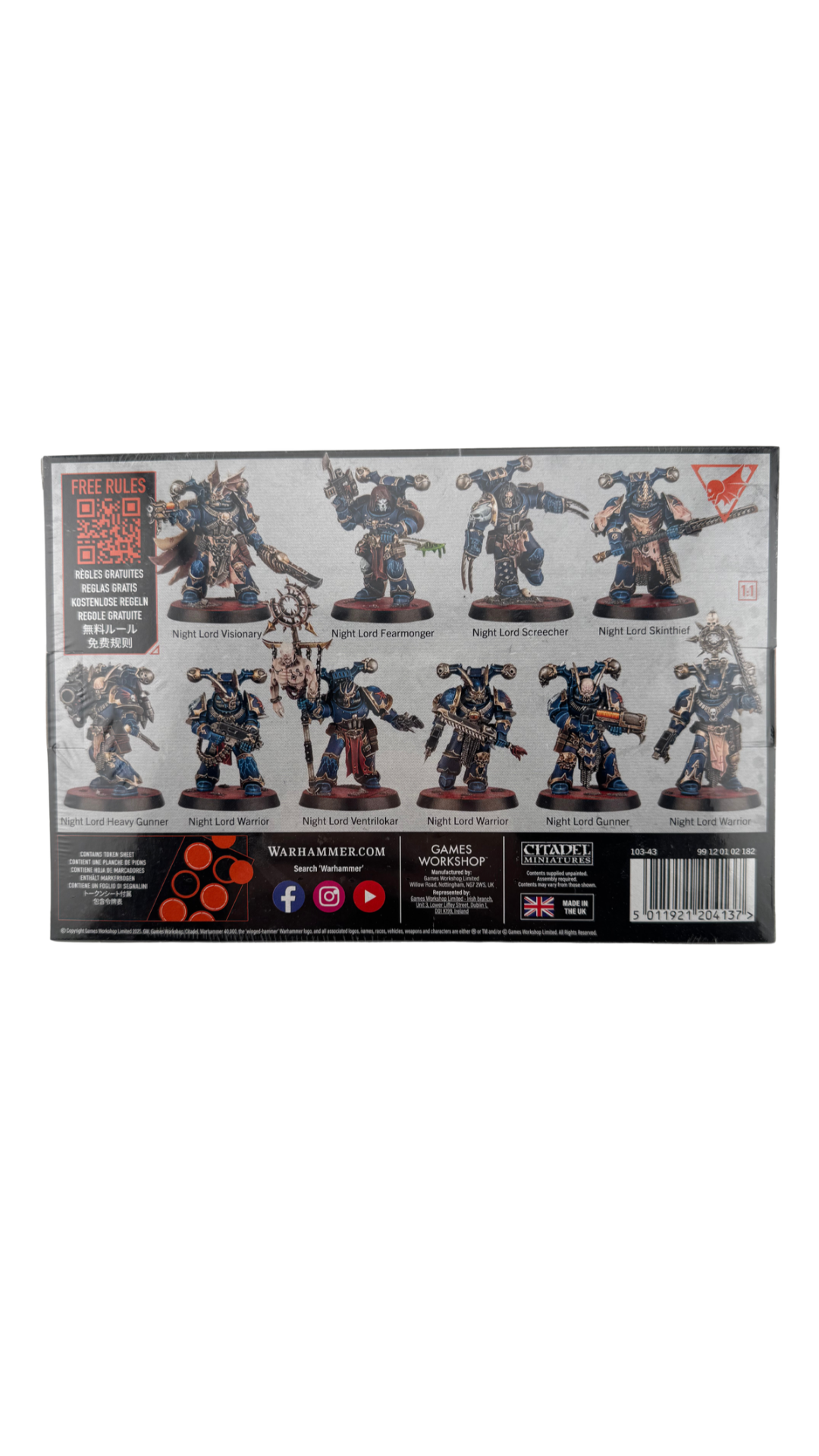 Nemesis Claw – Night Lords Chaos Space Marines (Warhammer 40,000: Kill Team)
