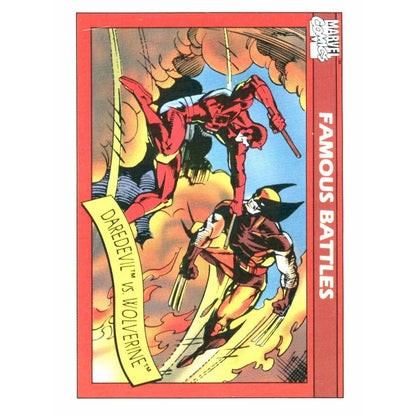 1990 Impel Marvel Universe #109 Daredevil vs. Wolverine - MOD Shop LLC