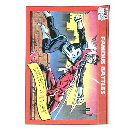 1990 Impel Marvel Universe #110 Daredevil vs. Punisher - MOD Shop LLC