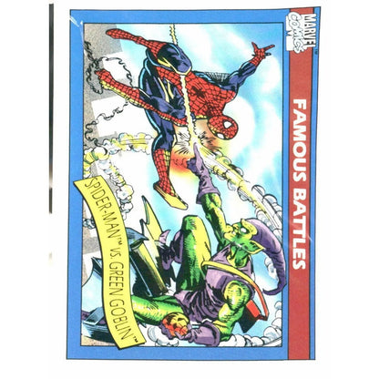 1990 Impel Marvel Universe #111 Spider - Man / Green Goblin - MOD Shop LLC