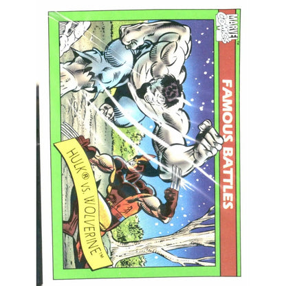 1990 Impel Marvel Universe #113 The Hulk vs. Wolverine - MOD Shop LLC