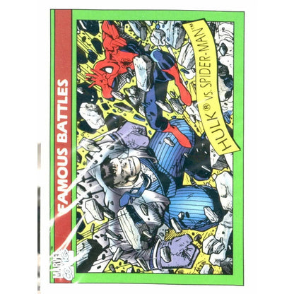 1990 Impel Marvel Universe #114 The Hulk vs. Spider - Man - MOD Shop LLC