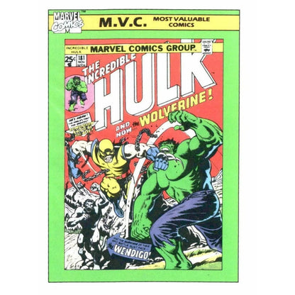 1990 Impel Marvel Universe #134 Incredible Hulk #181 - MOD Shop LLC