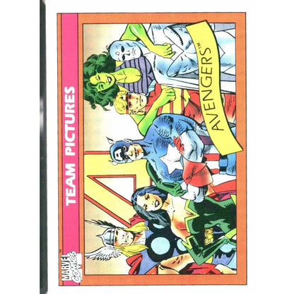 1990 Impel Marvel Universe #138 The Avengers - MOD Shop LLC