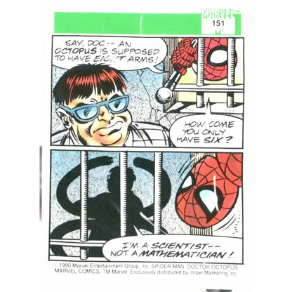 1990 Impel Marvel Universe #151 Spider - Man Presents: Doctor Octopus - MOD Shop LLC