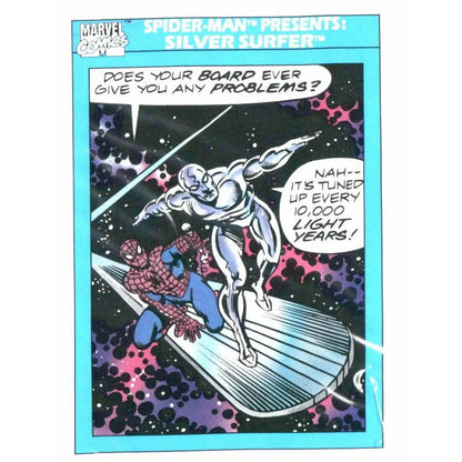1990 Impel Marvel Universe #153 Spider - Man Presents: Silver Surfer - MOD Shop LLC