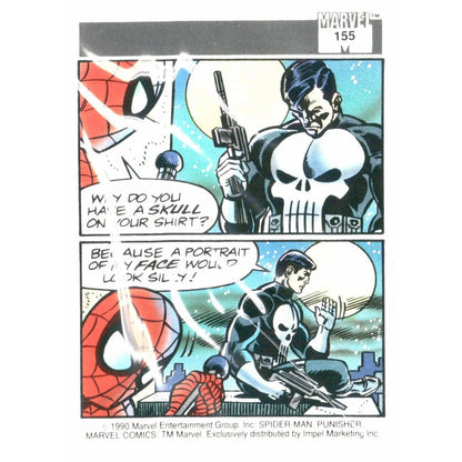 1990 Impel Marvel Universe #155 Spider - Man Presents: Punisher - MOD Shop LLC