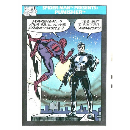 1990 Impel Marvel Universe #155 Spider - Man Presents: Punisher - MOD Shop LLC