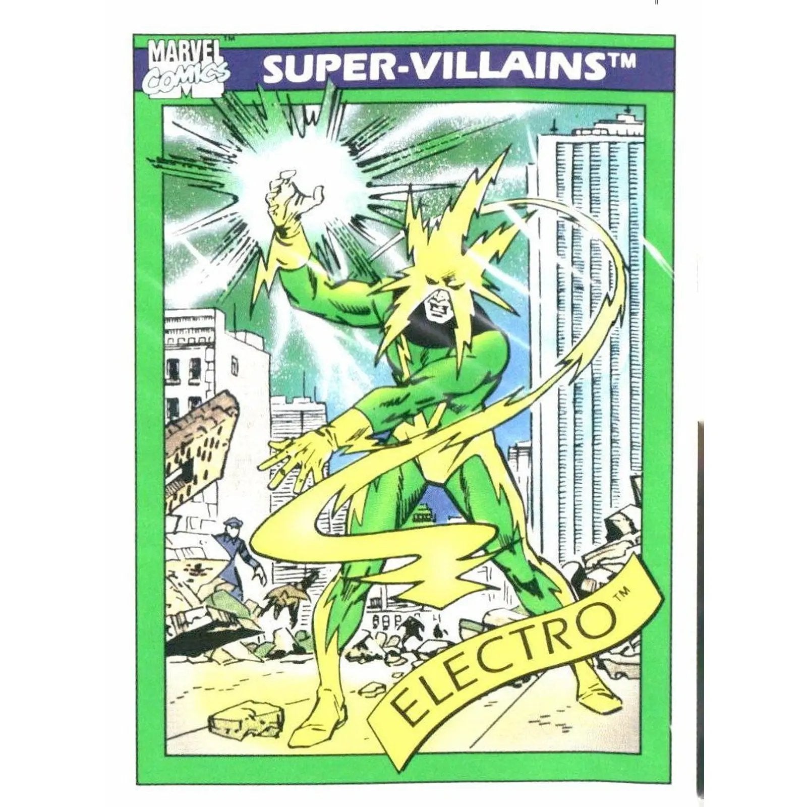 1990 Impel Marvel Universe #58 Electro - MOD Shop LLC