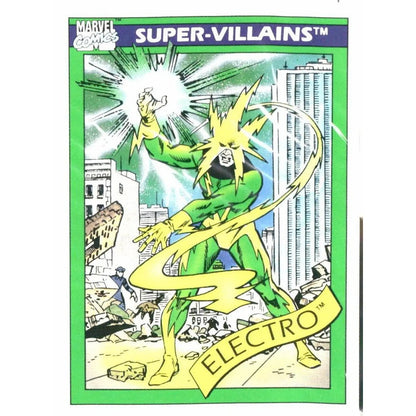 1990 Impel Marvel Universe #58 Electro - MOD Shop LLC