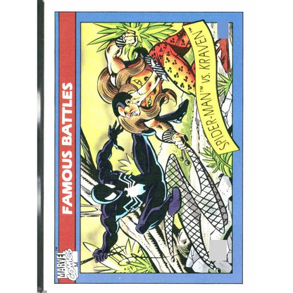 1990 Impel Marvel Universe #92 Spider - Man vs. Kraven - MOD Shop LLC
