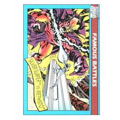 1990 Impel Marvel Universe #96 Silver Surfer vs. Mephisto - MOD Shop LLC