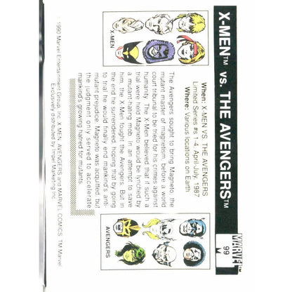 1990 Impel Marvel Universe #99 X - Men / The Avengers - MOD Shop LLC