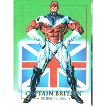 1992 SkyBox Marvel Masterpieces #15 Captain Britain - MOD Shop LLC