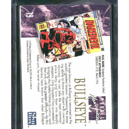 1992 SkyBox Marvel Masterpieces #19 Bullseye - MOD Shop LLC