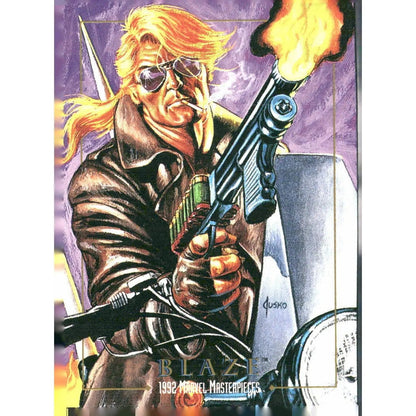1992 SkyBox Marvel Masterpieces #2 Blaze - MOD Shop LLC