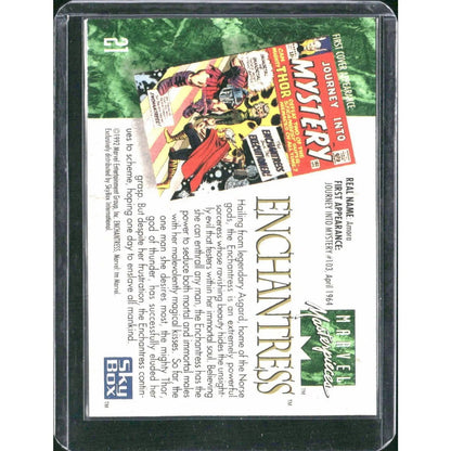 1992 SkyBox Marvel Masterpieces #21 Enchantress - MOD Shop LLC