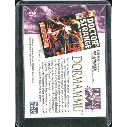 1992 SkyBox Marvel Masterpieces #27 Dormammu - MOD Shop LLC